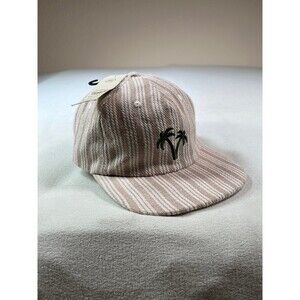 No Boundaries Flat Brim Baseball Hat, Women\'s, Tan nwt new cap palm tree No Boundaries Womens Trucker Snapback Baseball Cap Hat  main image 4